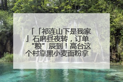 「祁连山下是我家」石磨昼夜转，订单“粮”辰到！高台这个村靠黑小麦面粉拿下成立来最大订单