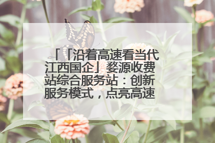 「沿着高速看当代江西国企」婺源收费站综合服务站：创新服务模式，点亮高速出行新体验