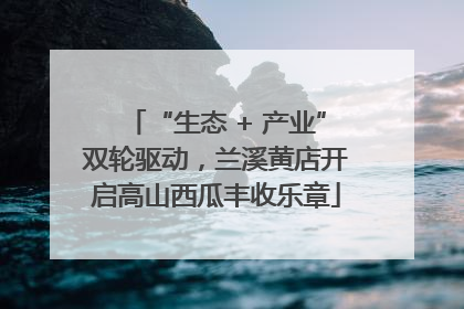 “生态 + 产业”双轮驱动，兰溪黄店开启高山西瓜丰收乐章