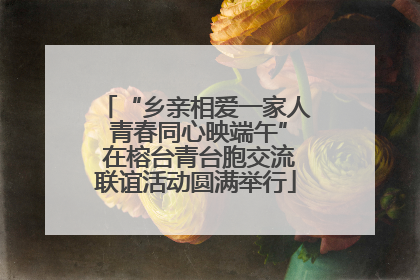 “乡亲相爱一家人 青春同心映端午” 在榕台青台胞交流联谊活动圆满举行