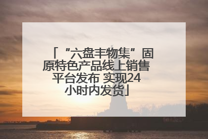 “六盘丰物集”固原特色产品线上销售平台发布 实现24小时内发货