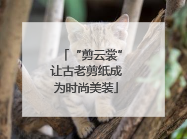 “剪云裳”让古老剪纸成为时尚美装