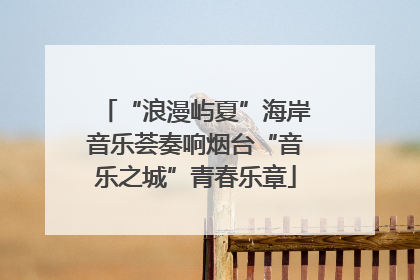 “浪漫屿夏”海岸音乐荟奏响烟台“音乐之城”青春乐章