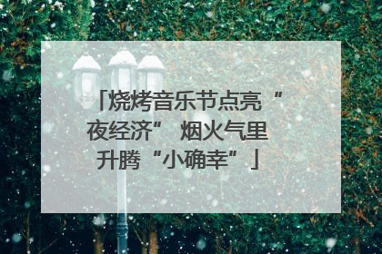 烧烤音乐节点亮“夜经济” 烟火气里升腾“小确幸”