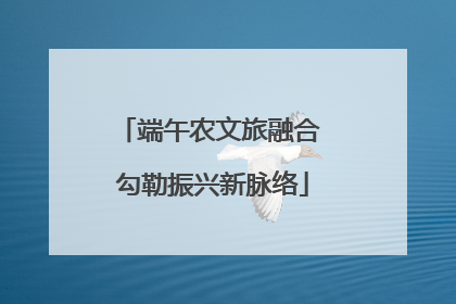 端午农文旅融合 勾勒振兴新脉络