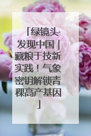 绿镜头·发现中国｜藏粮于技新实践！气象密钥解锁青稞高产基因