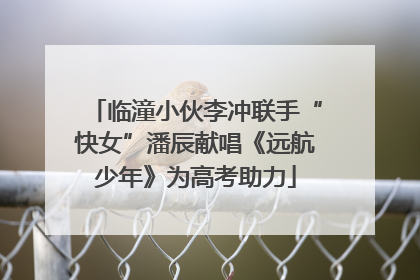 临潼小伙李冲联手“快女”潘辰献唱《远航少年》为高考助力