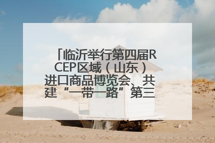 临沂举行第四届RCEP区域（山东）进口商品博览会、共建“一带一路”第三届临沂商城国际采购商大会新闻发布会