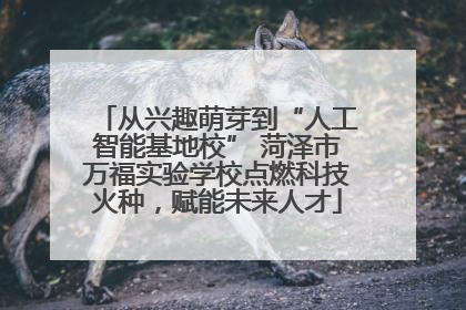 从兴趣萌芽到“人工智能基地校” 菏泽市万福实验学校点燃科技火种，赋能未来人才