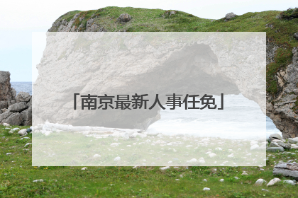 南京最新人事任免