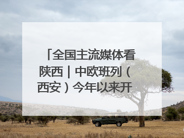 全国主流媒体看陕西｜中欧班列（西安）今年以来开行超2500列
