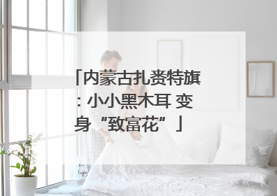 内蒙古扎赉特旗：小小黑木耳 变身“致富花”