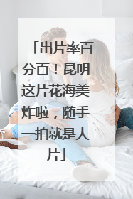 出片率百分百！昆明这片花海美炸啦，随手一拍就是大片