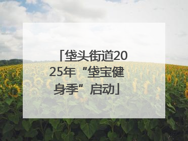 垡头街道2025年“垡宝健身季”启动
