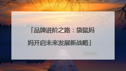 品牌进阶之路：袋鼠妈妈开启未来发展新战略