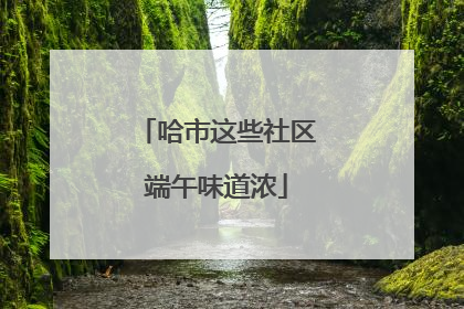 哈市这些社区端午味道浓