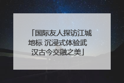 国际友人探访江城地标 沉浸式体验武汉古今交融之美