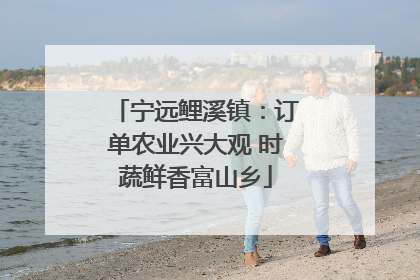 宁远鲤溪镇：订单农业兴大观 时蔬鲜香富山乡