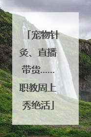 宠物针灸、直播带货……职教周上秀绝活