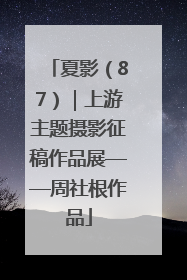 夏影（87）｜上游主题摄影征稿作品展——周社根作品