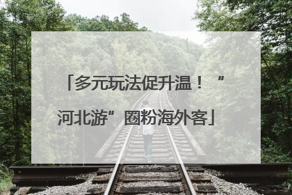 多元玩法促升温！“河北游”圈粉海外客