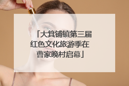 大箕铺镇第三届红色文化旅游季在曹家晚村启幕