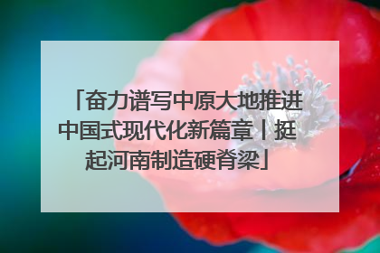 奋力谱写中原大地推进中国式现代化新篇章丨挺起河南制造硬脊梁