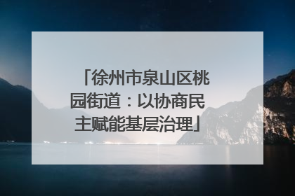 徐州市泉山区桃园街道：以协商民主赋能基层治理
