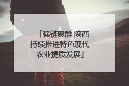 强链聚群 陕西持续推进特色现代农业提质发展
