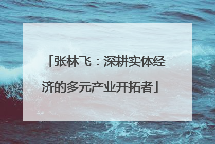 张林飞：深耕实体经济的多元产业开拓者