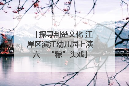 探寻荆楚文化 江岸区滨江幼儿园上演六一“粽”头戏