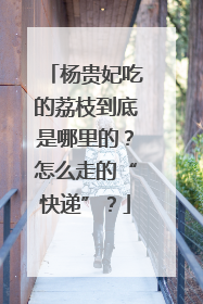 杨贵妃吃的荔枝到底是哪里的？怎么走的“快递”？