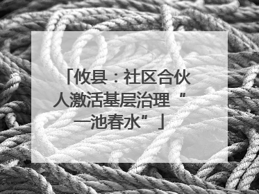 攸县：社区合伙人激活基层治理“一池春水”