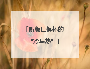 新版世俱杯的“冷与热”