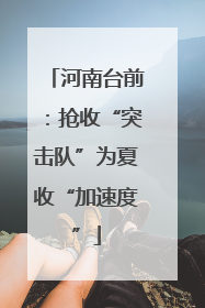 河南台前：抢收“突击队”为夏收“加速度”