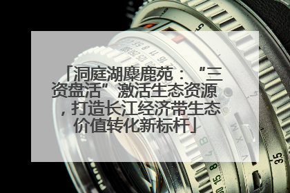 洞庭湖麋鹿苑：“三资盘活”激活生态资源，打造长江经济带生态价值转化新标杆