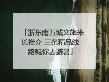 浙东南五城文旅来长推介 三条精品线路喊你去避暑