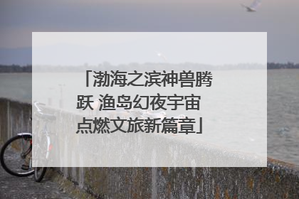渤海之滨神兽腾跃 渔岛幻夜宇宙点燃文旅新篇章
