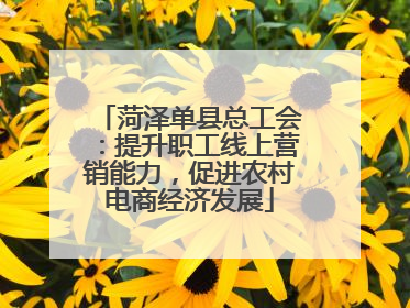 菏泽单县总工会：提升职工线上营销能力，促进农村电商经济发展