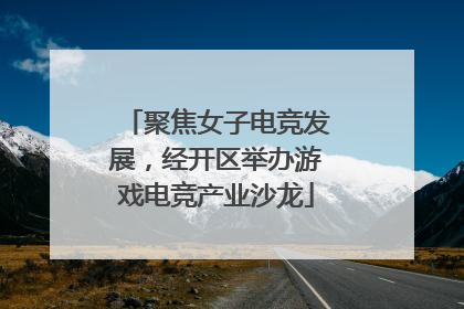 聚焦女子电竞发展，经开区举办游戏电竞产业沙龙