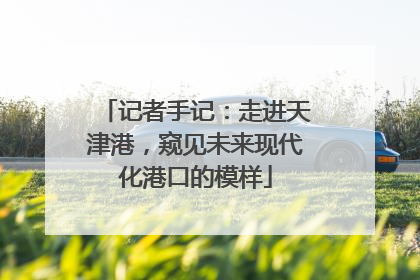 记者手记：走进天津港，窥见未来现代化港口的模样