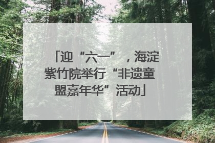 迎“六一”，海淀紫竹院举行“非遗童盟嘉年华”活动