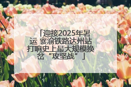 迎接2025年暑运 襄渝铁路达州站打响史上最大规模换岔“攻坚战”