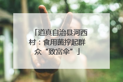 道真自治县河西村：食用菌撑起群众“致富伞”