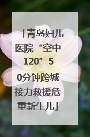 青岛妇儿医院“空中120”50分钟跨城接力救援危重新生儿