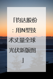 钧达股份：用N型技术丈量全球光伏新版图