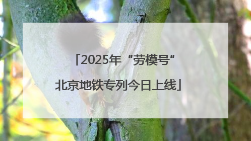 2025年“劳模号”北京地铁专列今日上线
