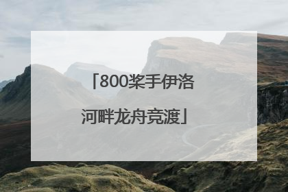800桨手伊洛河畔龙舟竞渡