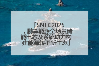 SNEC2025，鹏辉能源全场景储能电芯及系统助力构建能源转型新生态